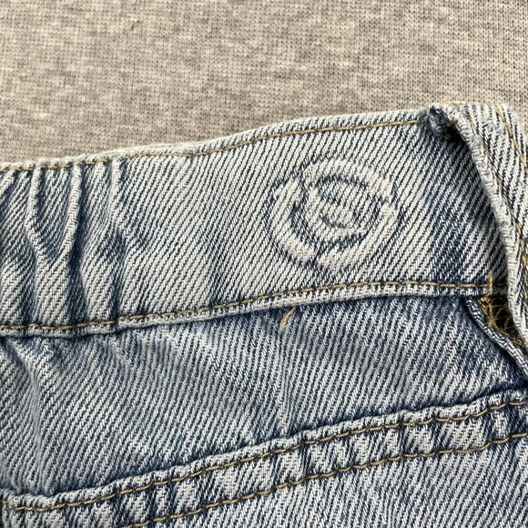 PTCL Denim Maxi Jean Skirt Womens 26 Blue Faded Light Wash Stretch Boho Western - Picture 8 of 16